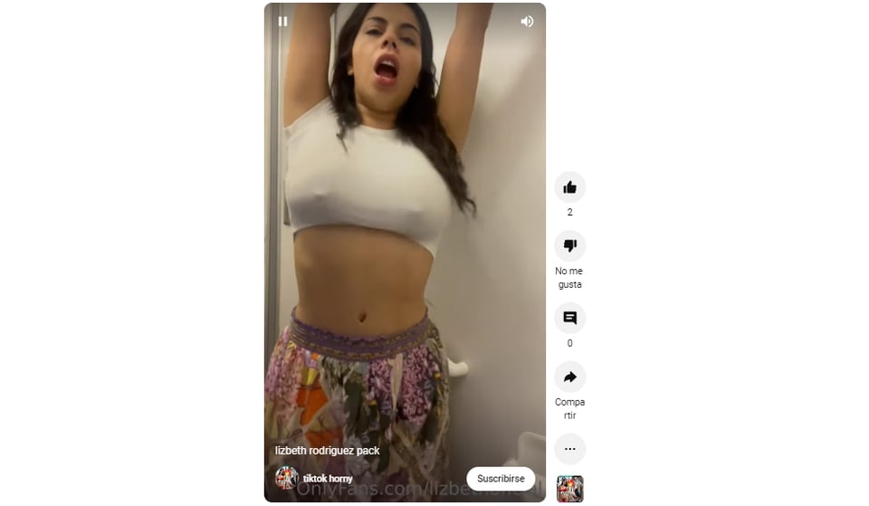 Lizbeth se dispuso a saltar y 'sacudir' su trasero