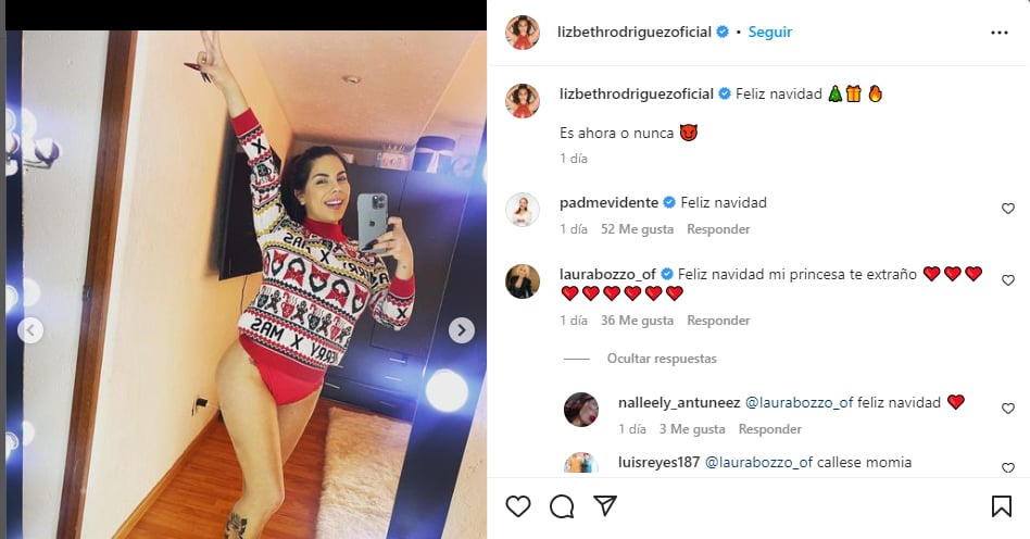 Lizbeth Rodríguez se 'descara'