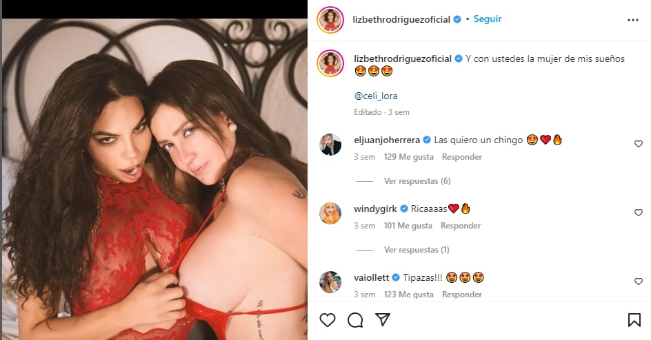 Lizbeth Rodríguez y Celia Lora vuelven a aparecer en lencería