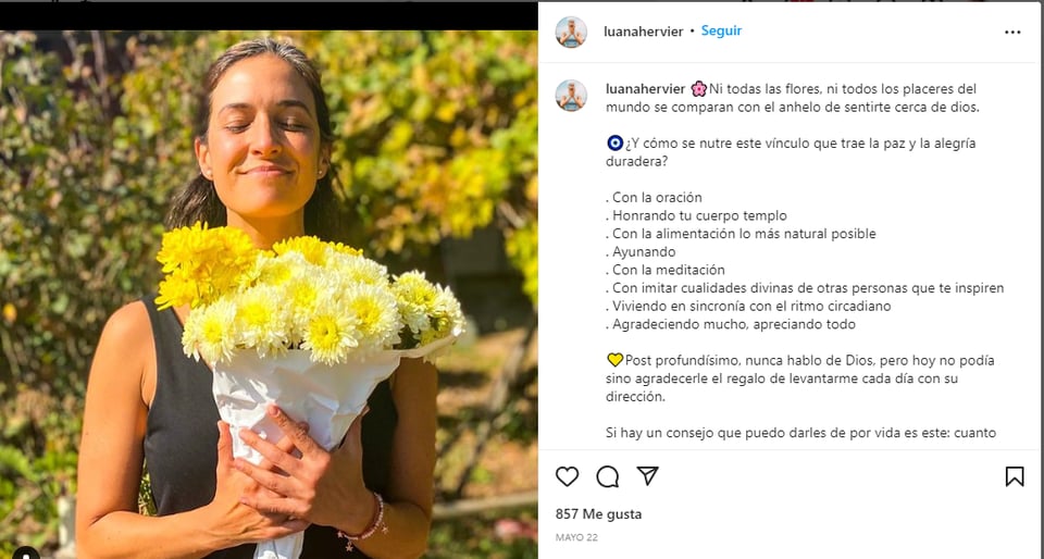 ¿De qué murió la influencer Luana Hervier?