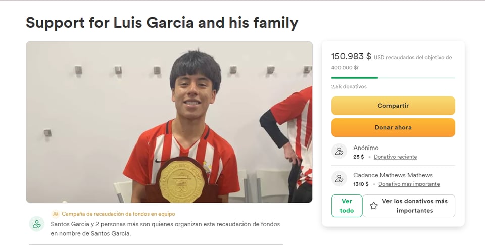 Su familia pide apoyo para cubrir los gastos médicos 