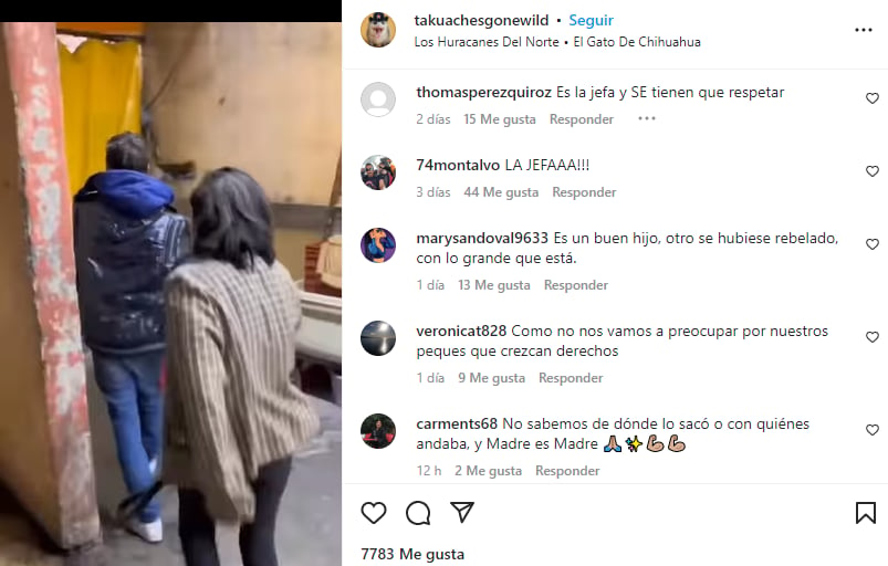 Una madre se dispuso a sacar a su hijo de un negocio de 'micheladas'