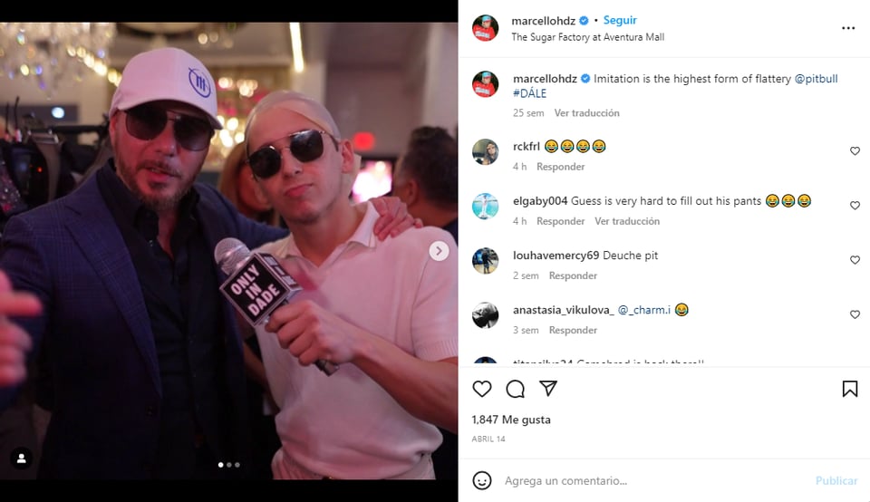 Marcello Hernández ha colaborado con grandes celebridades
