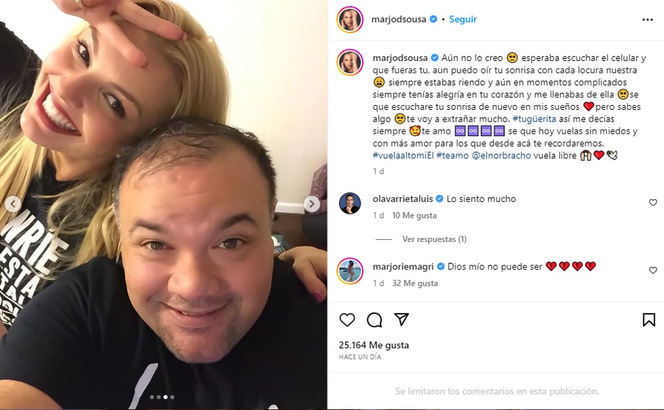 "Aún no lo creo, esperaba escuchar el celular y que fueras tú"
