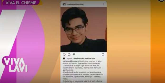 Recientemente falleció su hijo