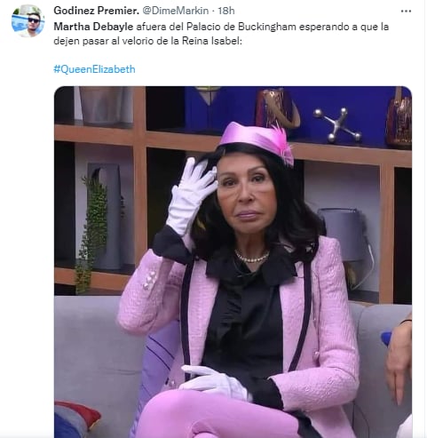 Martha Debayle recibe burlas por llorar en vivo la muerte de la Reina Isabel II
