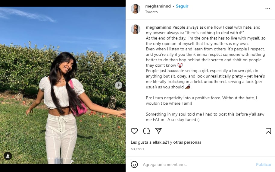 Users think about Megha: "She was such a talented and kind young lady"