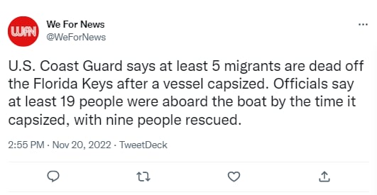 The federal agency found a total of 7,175 migrants in clandestine trips 
