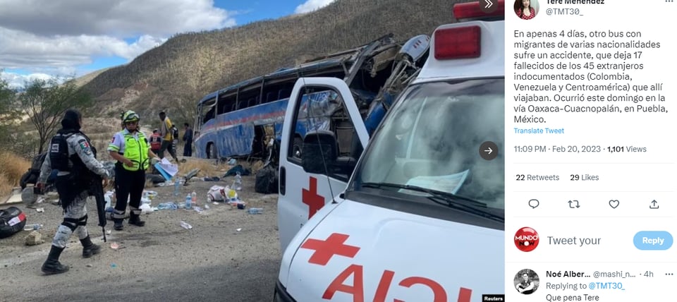 La Cancillería de Colombia confirmó la muerte de un ciudadano y varios más heridos