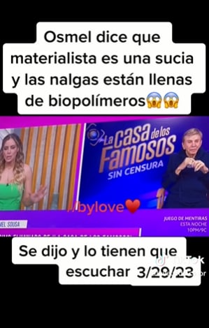 "¿Quieres que te diga lo que ella es?, una sucia"