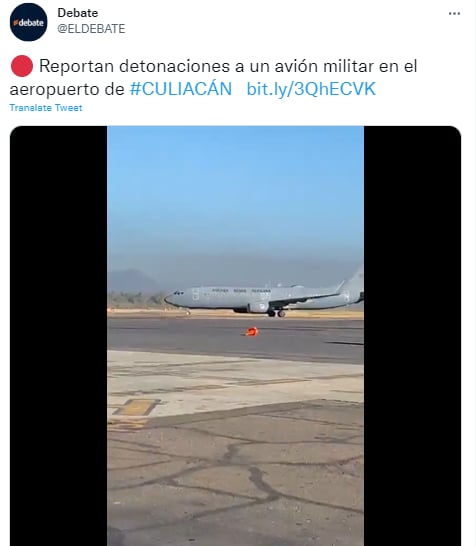 They attack elements of the Mexican Air Force