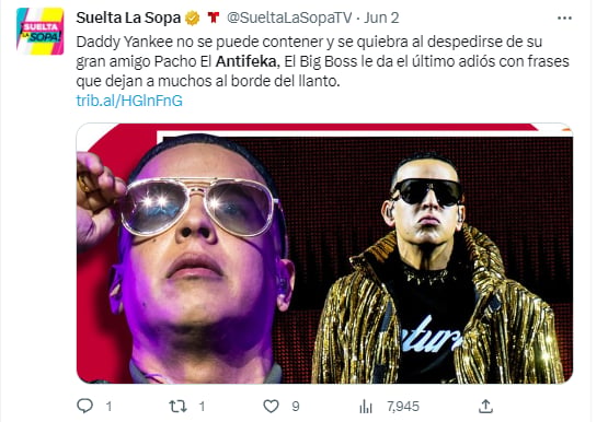 Personalidades y amigos del género lamentaron su muerte