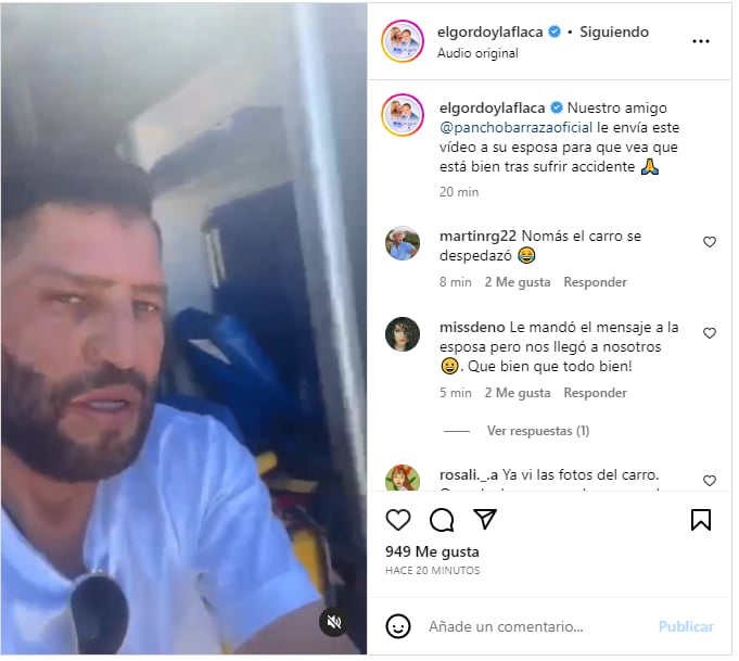 Muestran video que confirma el estado de salud de Pancho