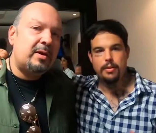 Emiliano Aguilar y su pareja intentan mantenerse alejados del ojo público