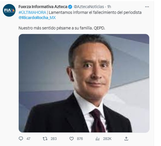 Galardonado por su labor periodística