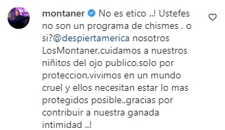 El cantante expresó su descontento en redes sociales