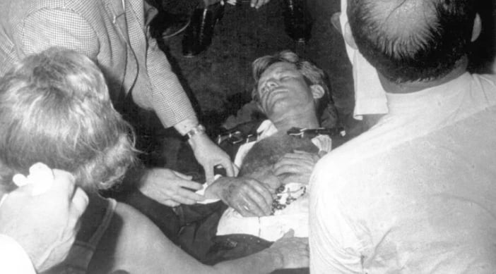 The autopsy of 'Bobby' Kennedy revealed where the 'fatal' impact was