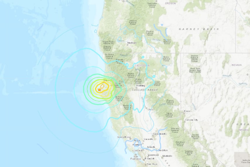 El epicentro del sismo se situó en el mar