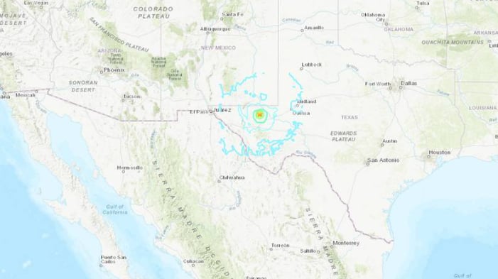 Estados Unidos vivió hace un par de días también un inesperado sismo