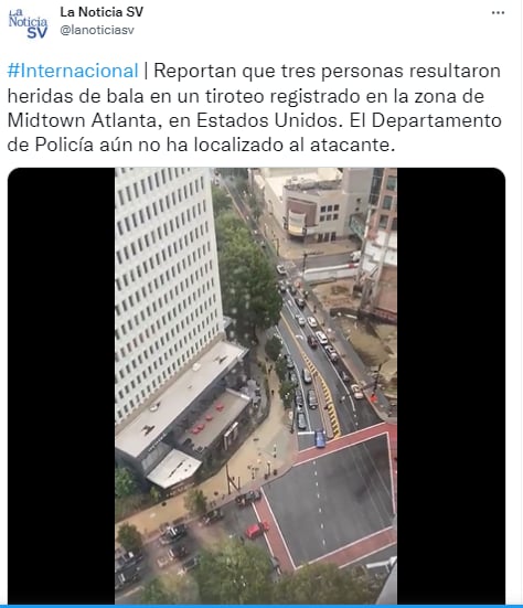 Se esperan más detalles de las autoridades por tiroteo en Midtown, Atlanta