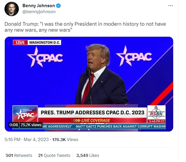 Donald Trump attacked the numerous investigations opened against him