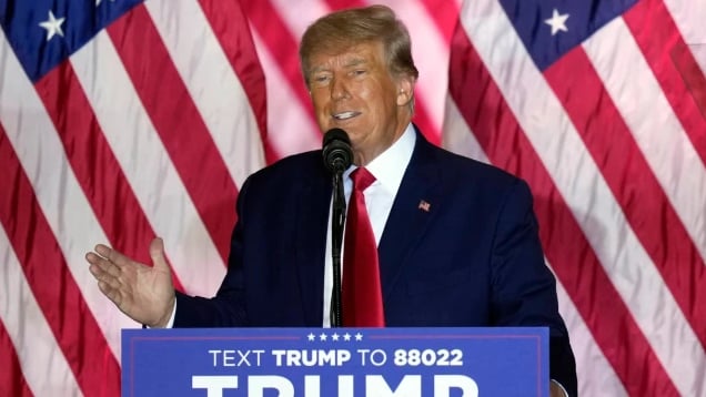 Donald Trump arranca su campaña presidencial en dos estados