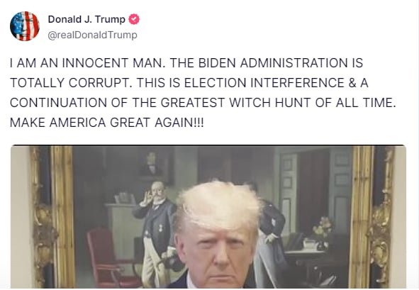 Trump está siendo imputado ante un tribunal en Miami por siete delitos federales