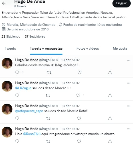 Coincidía con algunos compañeros del medio