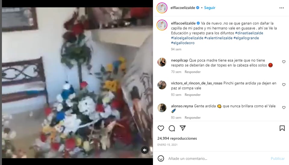 “Quebraron las ventanas con esto, con esta cruz. Quebraron todo"