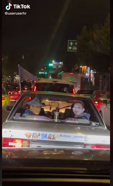 Ambos 'viajaban' a bordo de la unidad