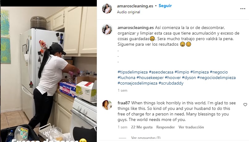 La mexicana que hace una 'fortuna' limpiando casas