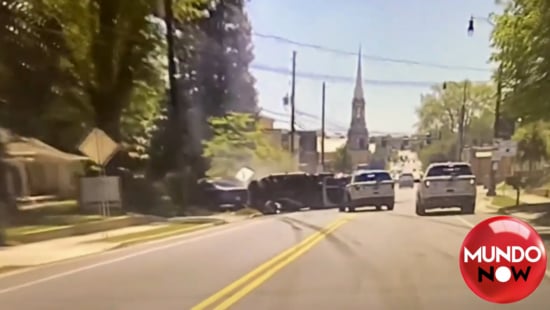 choque, persecución, policial, Lawrenceville, Georgia