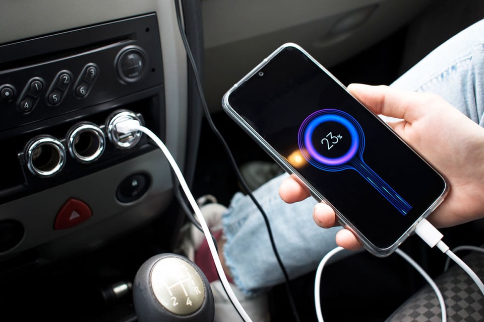 Car emergency kit, phone charger