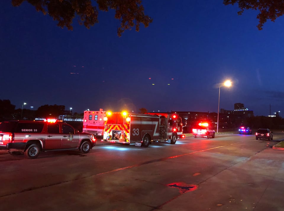 A pedestrian was just trying to cross the avenue
