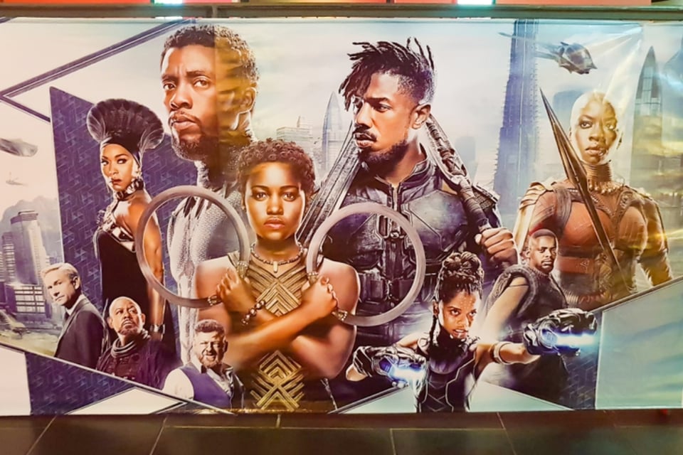 Black Panther, Movie, elenco, poster