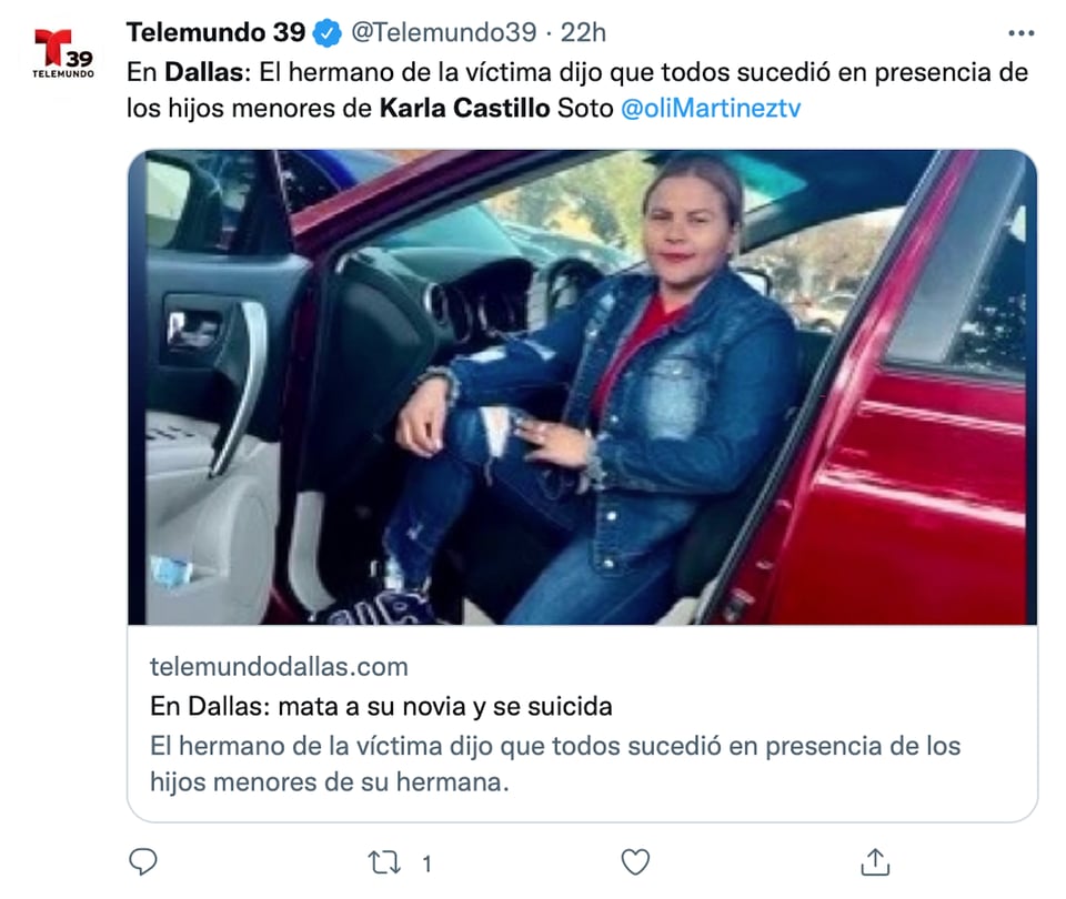 El asesino se suicidó tras matar a la mujer