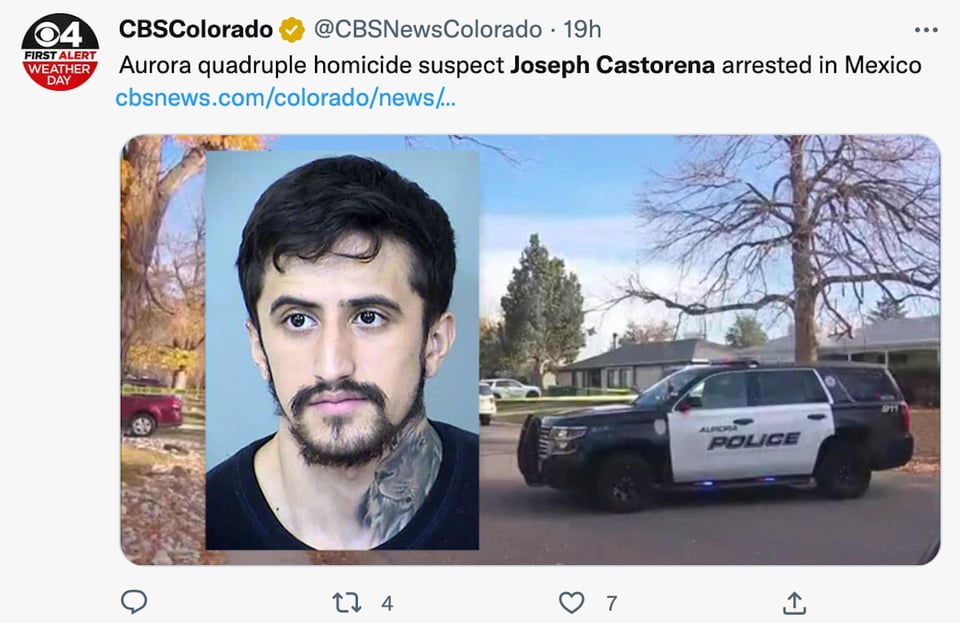 "Joseph tenía un arma y la usó para asustarla"