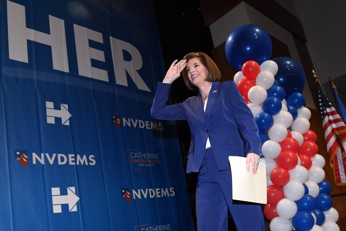Senadora Catherine Cortez Masto gana elecciones y da victoria a los demócratas