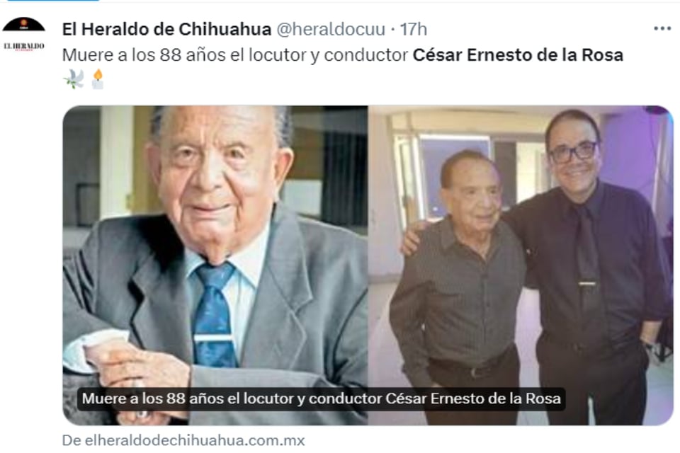  César Ernesto de la Rosa, pandemia, comunicador, retirarse, locución, MundoNow