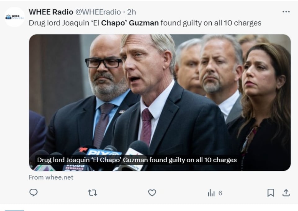 Chapo Guzmán súplica cárcel, violencia, asesinatos, contrabando, MundoNOW