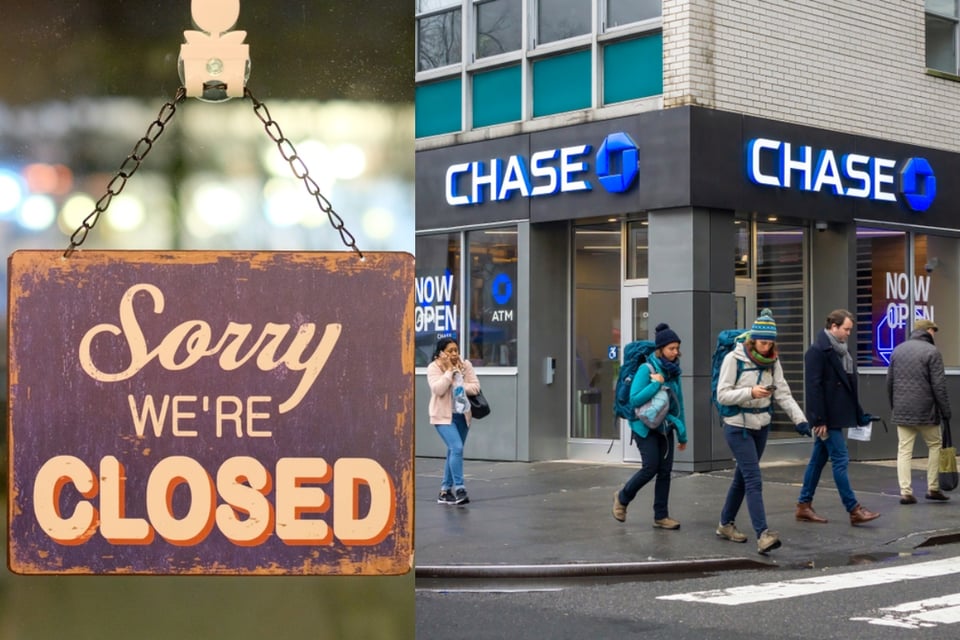 Chase Bank cerrará más sucursales mientras toma medidas de reestructuración
