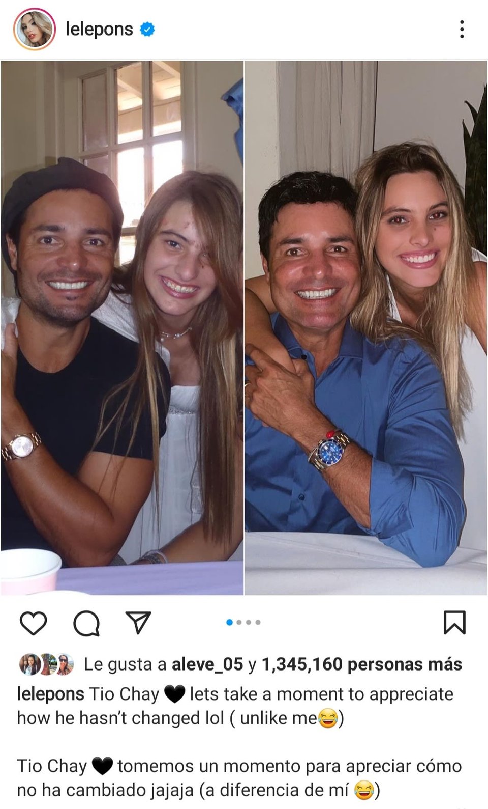 Chayanne sparks controversy over his appearance after Lele Pons leaked photos
