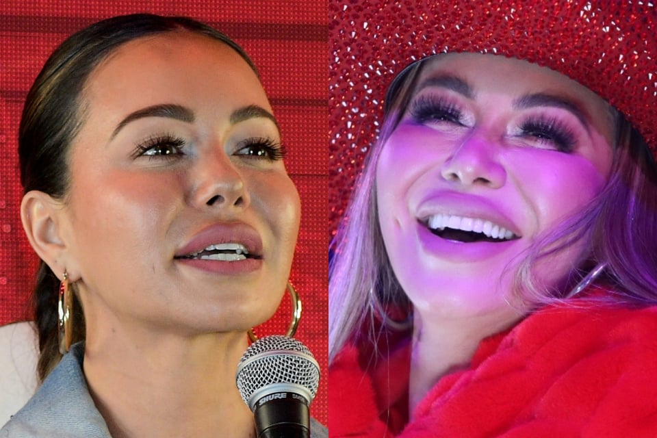 Chiquis poses dressed as ‘The Grinch’ and shows off her rearguard