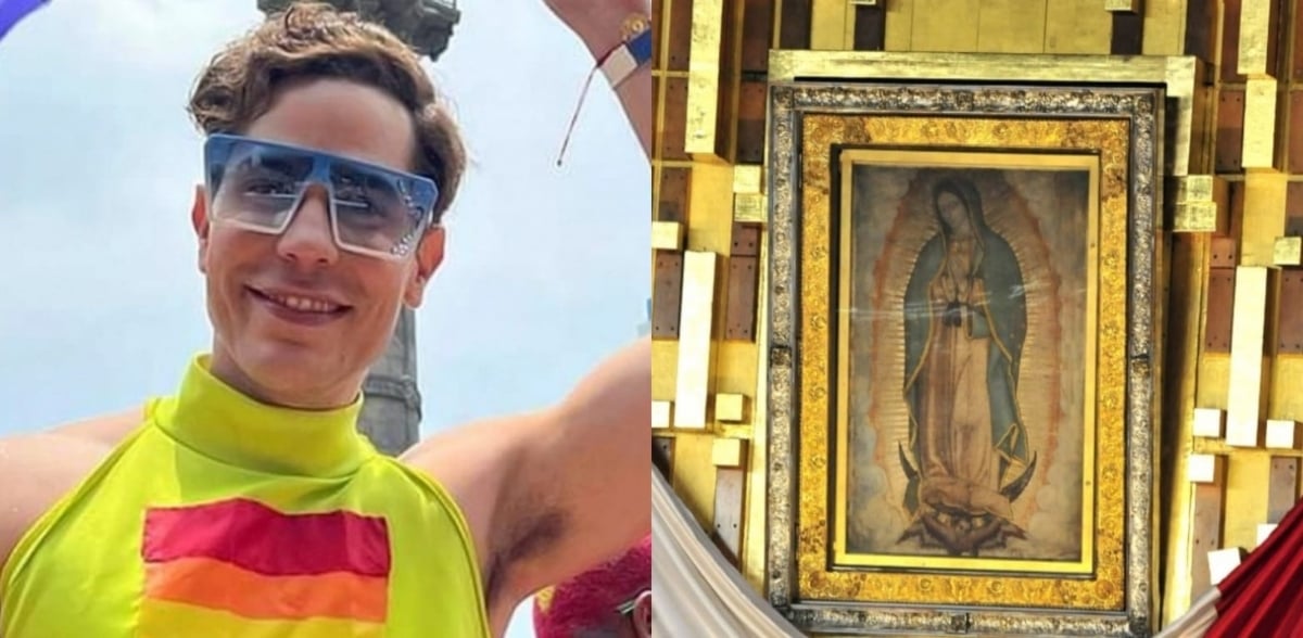 Christian Chávez is criticized for wearing a top with an image of the Virgin
