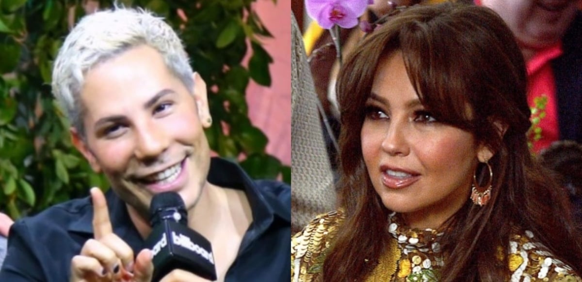Christian Chávez dressed Thalía, actor, singer, RBD, MundoNOW / Christian Chávez vestido Thalía, actor, cantante, RBD, MundoNOW