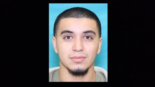 Perverted! Christian Torres is wanted for hiding a camera in the women’s bathroom