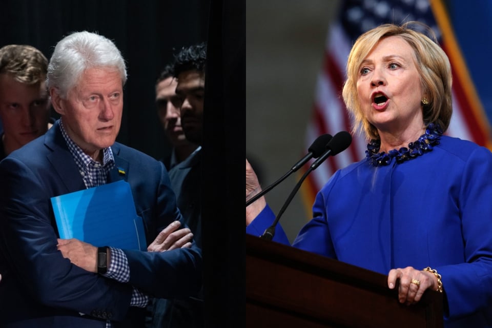 Los Clinton sorprenden con mensaje inesperado hacia Trump