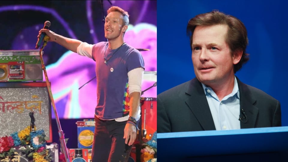 Michael J. Fox y Coldplay: El actor sorprendió a todos en el concierto de Glastonbury