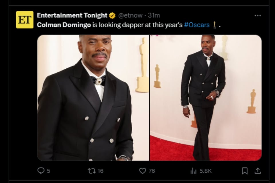 Alfombra Roja de los Oscar 2024, Becky G, America Ferrera, Colman Domingo, Premios Oscar