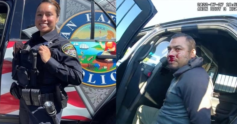Chronicle: Latino officer and her partner beat a Hispanic man